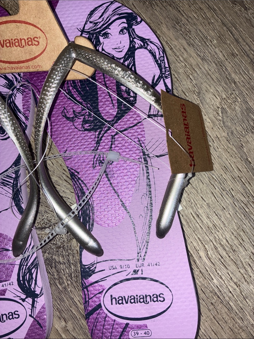 Disney X Havaianas Princess Ariel flip flops - Picture 3 of 5